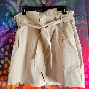 Paperbag skirt Shein